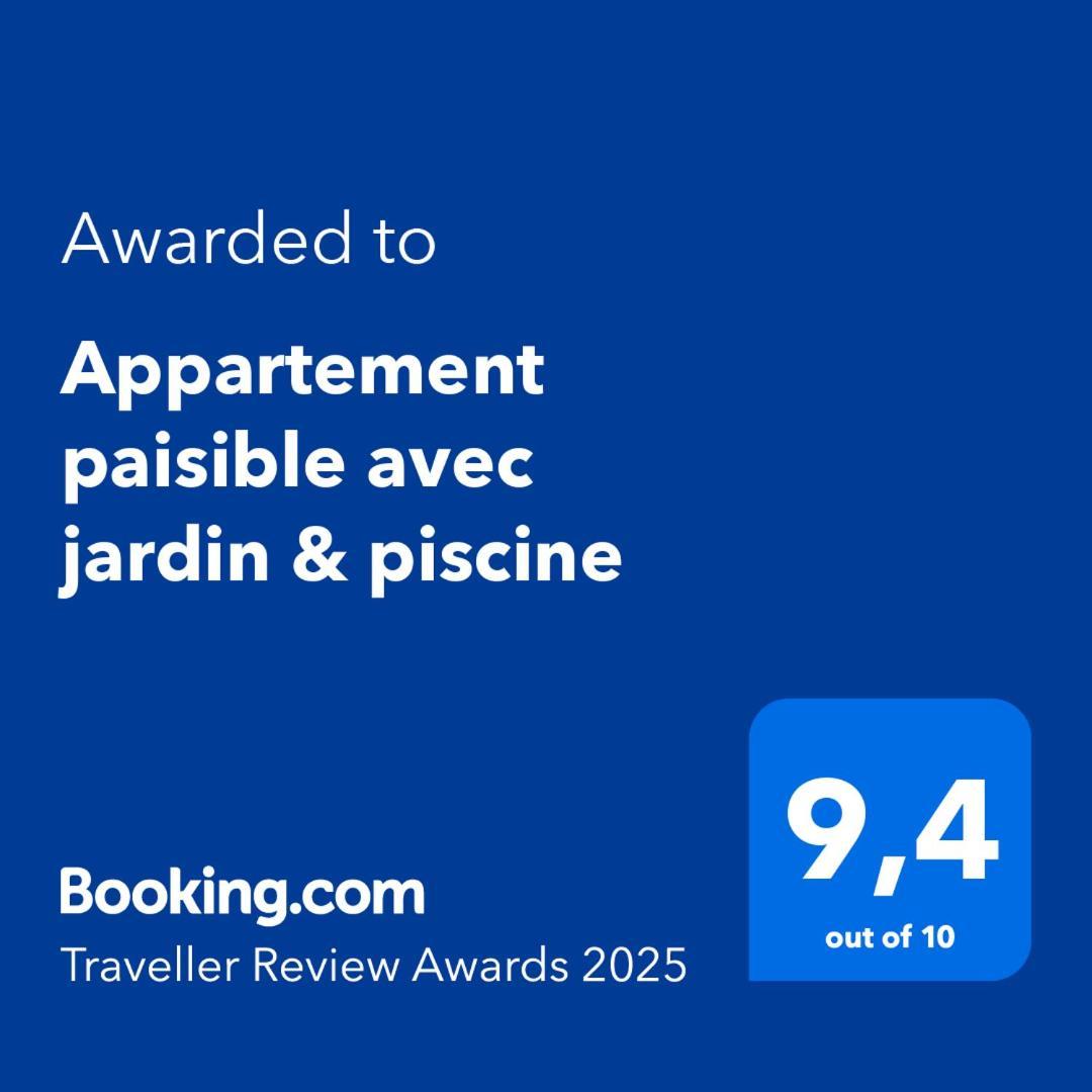 אלביון Appartement Paisible Avec Jardin & Piscine מראה חיצוני תמונה